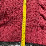 Aeropostale  Burgundy Maroon Cable Knit Sweater Women’s Size XL Photo 6