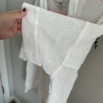 Madewell NWT  Cotton Mesh White Camp Shirt Photo 5