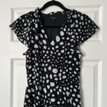 Who What Wear Polka Dot Chiffon Maxi Dress - Size S Photo 1