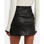 Helmut Lang  core stretch leather mini skirt‎ Size 10 Photo 2
