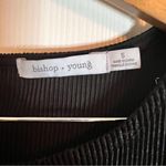 Bishop and Young Cold Shoulder Pencil Dress, Size Small Formal Wear Black Gray Photo 2