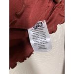 BP Small Lettuce Edge Long Sleeve Top Red Pomegranate NEW Photo 4