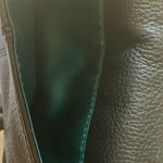 Coach : Black Pebbled Leather Clutch Wristlet- Silver Tone Photo 6