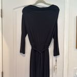 Calvin Klein NWT  Charcoal Jumpsuit Zip Shoulders Sz 6 Photo 1