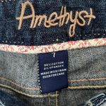 Amethyst Jeans Amethyst Women's Skinny Jeans Denim Mid Rise Slim Fit Stretch Blue Size 7 Photo 3