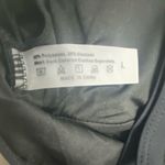 One Piece Black Swimsuit Padded Bra Ruched Waistline Size Large Black Photo 2