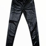 Black pleather leggings Photo 1