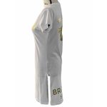 True Religion Women's Circle Horseshoe Gold Metallic Foil Logo T-Shirt Xs/tp EUC Photo 3