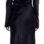 Bec + Bridge Navy Blue Moon Dance Long Sleeve Cowl Maxi Dress Size 12 Photo 1