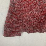 Elliott Lauren womens large long sleeve multicolor spacedye print cute casual Red Photo 5