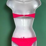 Victoria's Secret  Hot Pink Strapless Bikini Set Photo 4