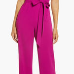 Lilly Pulitzer Kallie Ruffle Jumpsuit Bordeaux Berry Size 2 NWT Photo 0