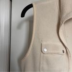 CHAPS  Off-White Fleece Vest Photo 4