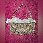 ASTR New The Label Flirty Floral Stretch Smocked Halter Women’s Tank Top XL Photo 5