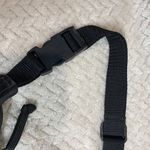 Vintage Northwest Territory Black Faux Leather 90s Fanny Pack Waist Belt Bag Photo 7