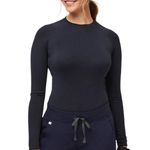 FIGS NWT  Salta Seamless Longsleeve Underscrub Navy Size L Photo 0