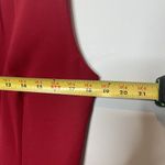 Rinascimento Red Black Colorblock Faux Necklace Sheath Dress Size 50 Italy Photo 13