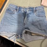 Abercrombie & Fitch curve love 90s relaxed cutoff short Blue Size 26 Photo 1