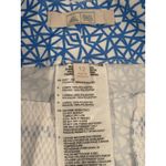 Adidas  Womens‎ Golf Shorts Size 12 Blue White Geometric Pattern Pockets Photo 3