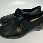 Thom McAn black leather comfort shoes size 11w Photo 4