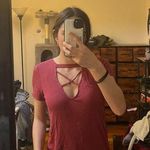 West Coast Love  Women's Red Going Out Top Photo 0