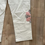 Style & Co NWT  Floral Flower Patch Mid Rise Straight Leg Mom Jeans Sz 12 Photo 7