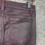 Paige Wine Luxe Coating Verdugo Ultra Skinny Jeans - Size 27 - Burgundy Women's Photo 5