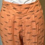 Free People Easy Pleat Linen Blend Cropped Pant Peach Size XS Photo 3