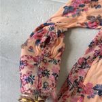 Free People  Hold On To Me Printed Top in Coral Photo 1