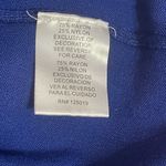 Joseph A Royal Blue Sweater with Beaded Accents top shirt woman’s medium Photo 7