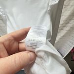 joe's jeans  White Eyelet Ruffle Sleeve Top size Medium Photo 8