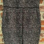 Lela Rose Jacquard Seamed Stretch Fitted Midi Dress, 6 Black Photo 4