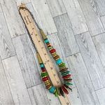 Chunky‎ Beaded Multicolor Statement Necklace Boho Western Photo 7