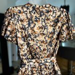 Nicole Miller Flared Leopard Print Wrap Midi/ Maxi Dress. Size Small Photo 7