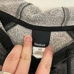 Reebok Dark Gray Black Colorblock 3/4 Sleeve Pullover Hoodie Sweatshirt ALTERED Photo 3