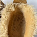 L.L.Bean Womens Wicked Good Sheepskin Slippers Brown Suede Leather Sz 8 SEE Photo 6