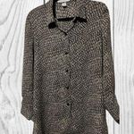 Josephine Chaus  Black and Cream Patterned Top size 8 Photo 0