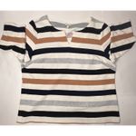 Talbots Top Women's Size 2X Stripes Knit Career Casual Fall Plus Size Boho Tunic Photo 5