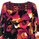 Alfani  Floral Shift Dress Long Flared Sleeves Photo 3