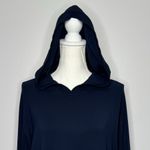 Lululemon Hoodie Pullover Size 8 Navy Blue Lightweight Long Sleeve Relaxed Fit Photo 3