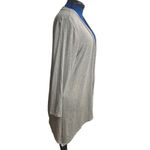ENOUGH ABOUT ME Women’s Longline Open Front Cardigan Shrug Gray Size 1X Photo 2
