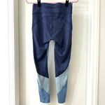 Outdoor Voices  TechSweat Zoom Color Block Blue Leggings, Size M Photo 7