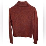 Diane Von Furstenberg Vintage  Red Holiday Turtleneck Sweater Size L Wool Blend‎ Photo 2