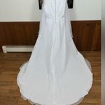 Elegant Vintage 90s Bridal Originals White Chiffon Wedding Gown! Size 22W Photo 6