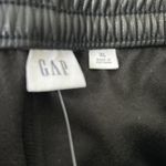 Gap Black Faux Leather Wide Leg Pants Photo 8