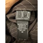 INC International Concepts Brown Pinstripe Pleated Hem Skirt Women Size 14 Photo 5