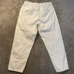 H&M  Pants Womens 14 Plus High Rise Cream Relaxed Fit Straight Leg Jeans Stretch Photo 2