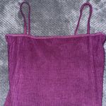 Reformation  ribbed plum purple bodysuit stretchy‎ square neck Sz Small Photo 5