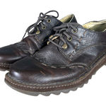 Dr. Martens  Brown Leather Wing Tip Lace Up Shoes Size EU 39 US Women’s Size 8 Photo 0