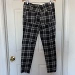 Divided  Black Checkered Plaid Pants Photo 1